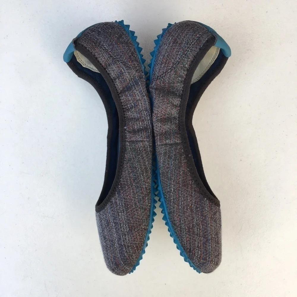 PLAE Crosby Ballet Flats Black Opal Size 6